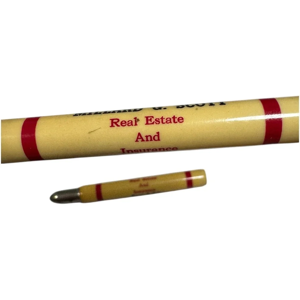 Vtg Millard G. Scott‎ Real Estate Huron SD Advertising Bullet Pencil Lot Collect